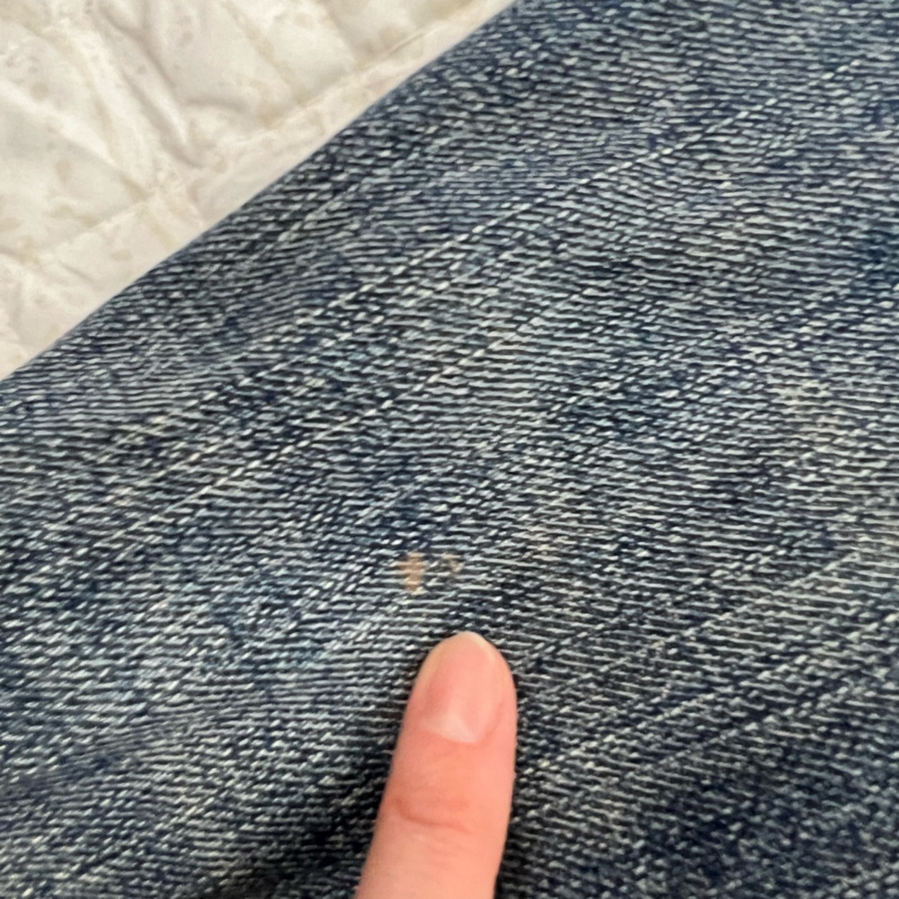 Current/Elliott Snap Button Denim Jacket Medium W… - image 3